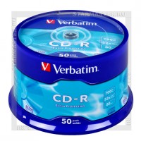 Диск Verbatim CD-R 700Mb (80 min) 52x Extra Protection cake box 50