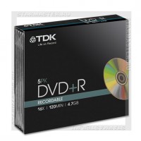 Диск TDK DVD+R 4,7Gb 16x slim