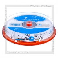 Диск SmartTrack DVD+RW 4,7Gb 4x cake 10