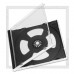 Коробка CD Box 1 диск Jewel black (К) облегченный