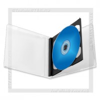 Коробка CD Box 2 диска black