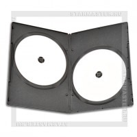 Коробка DVD Box 2 диска 7мм (slim) Black