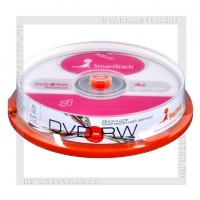 Диск SmartTrack DVD-RW 4,7Gb 4x cake 10
