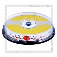 Диск SmartTrack CD-RW 700Mb 12x cake 10