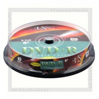 Диск VS DVD+R DL 8,5Gb 8x Printable cake box 10
