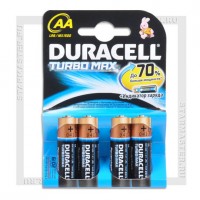 Батарейка AA Alkaline Duracell TURBO MAX LR6/4