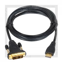 Кабель HDMI -- DVI-D Single Link (19M -19M), 2м