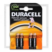 Батарейка AAA Alkaline Duracell Basic LR03/4 MN2400