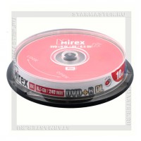 Диск DVD+R 8,5Gb Mirex 8x Double Layer cake 10 
