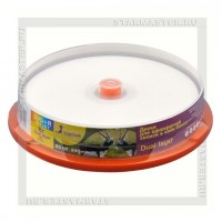Диск DVD+R 8,5Gb SmartTrack 8x Double Layer cake 10 Printable