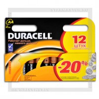Батарейка AA Alkaline Duracell Basic LR6/12 MN1500