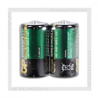 Батарейка D Mono GP R20/2 Shrink