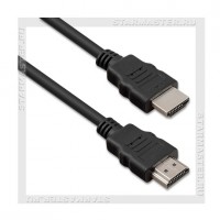 Кабель HDMI -- HDMI 1.4, 1.5м, A-M/A-M 24K gold, SmartBuy, (в пакете)