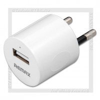 Зарядное устройство 220V -> USB 1A REMAX WALL MINI U5 RMT5288, белый