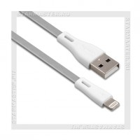 Кабель для Apple 8-pin Lightning -- USB, REMAX 090i Full Speed Pro, 1м,Silver,2A