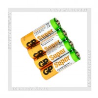 Батарейка AA Alkaline GP LR6/4 Shrink Super