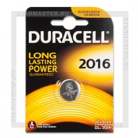 Батарейка CR2016 3V Duracell Blister/1