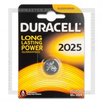 Батарейка CR2025 3V Duracell Blister/1
