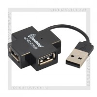 Концентратор USB-хаб SmartBuy 4 порта SBHA-6900 Black (черный)