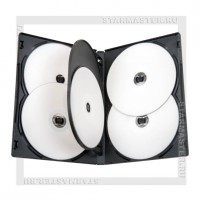 Коробка DVD Box 6 дисков Black 14мм