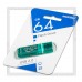 Накопитель USB Flash 64Gb SmartBuy Glossy Green (USB 2.0)