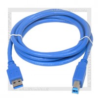 Кабель USB 3.0 (Am-Bm), 1.8м SmartBuy (в пакете)