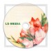 Диск LS-MEDIA DVD-R 4,7Gb 16x bulk 50 «Цветы» Гладиолусы