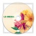 Диск LS-MEDIA DVD+R 4,7Gb 16x bulk 50 «Цветы» Герберы