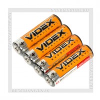 Батарейка AA Videx R6/4 Shrink