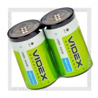 Батарейка D Mono Alkaline Videx LR20/2 Shrink