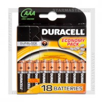 Батарейка AAA Alkaline Duracell Basic LR03/18 MN2400
