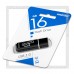 Накопитель USB Flash 16Gb SmartBuy Glossy Black (USB 2.0)