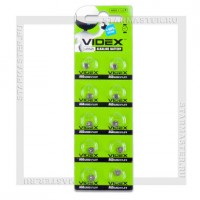 Батарейка AG 0 (LR63, 379, 521) 1.5V Videx Blister/10
