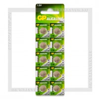 Батарейка AG13 (LR44, 357) 1.5V GP Blister/10