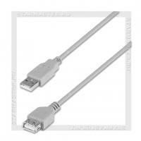 Кабель USB 2.0 удлинительный (Am-Af), 3м SmartBuy