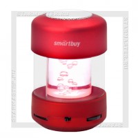 Колонка портативная SmartBuy CANDY PUNK, MP3-плеер + FM-радио, красный