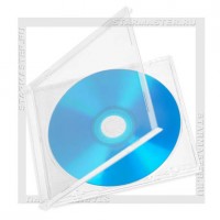 Коробка CD Box 1 диск Jewel Clear (К) облегченный