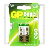 Батарейка AA Alkaline GP LR6/2 Blister Super