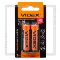 Батарейка AA Videx R6/2 mini-blister