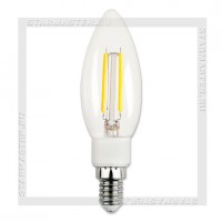 Светодиодная лампа Filament E14 5W 3000K, SmartBuy LED C37 220V