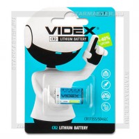 Батарейка CR2 3V Lithium Videx Blister/1