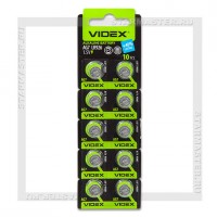 Батарейка AG 7 (LR57, 395, 399, 926, 927) 1.5V Videx Blister/10