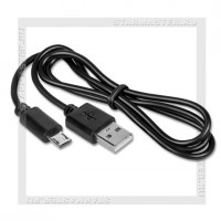 Кабель USB 2.0 -- micro USB, 1.2м, SmartBuy, черный