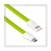 Кабель USB 2.0 -- micro USB, 1.2м, SmartBuy, хомут, зеленый
