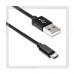 Кабель USB 2.0 -- micro USB, 1.2м, SmartBuy, хлопок+металл, черный