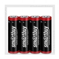 Батарейка AA SmartBuy R6/4 Shrink