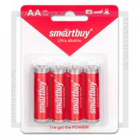 Батарейка AA Alkaline SmartBuy LR6/4 Blister