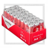 Батарейка AA Alkaline SmartBuy LR6/24 Bulk