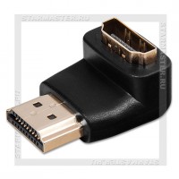 Переходник (адаптер) HDMI (f) -- HDMI (m), угловой, SmartBuy