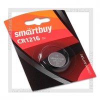 Батарейка CR1216 3V SmartBuy Blister/1